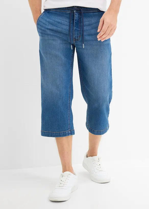 Dra p&aring;-jeans i 3/4-l&auml;ngd, Regular Fit, bonprix
