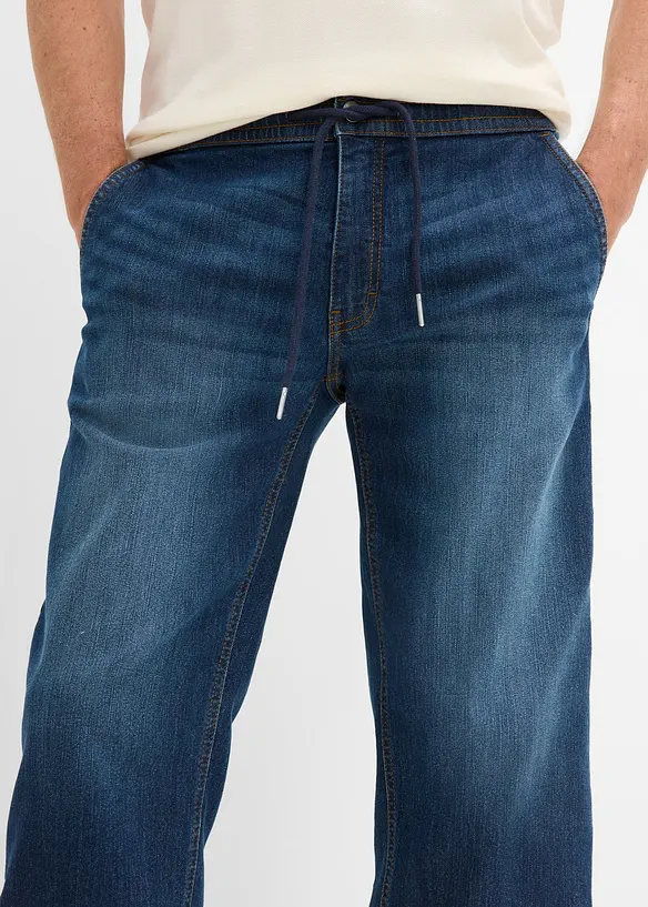 Dra p&aring;-jeans i 3/4-l&auml;ngd, Regular Fit, bonprix