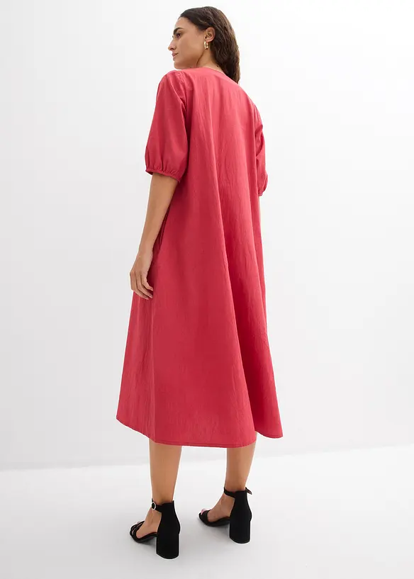 Mellanl&aring;ng kl&auml;nning av bomull, bonprix