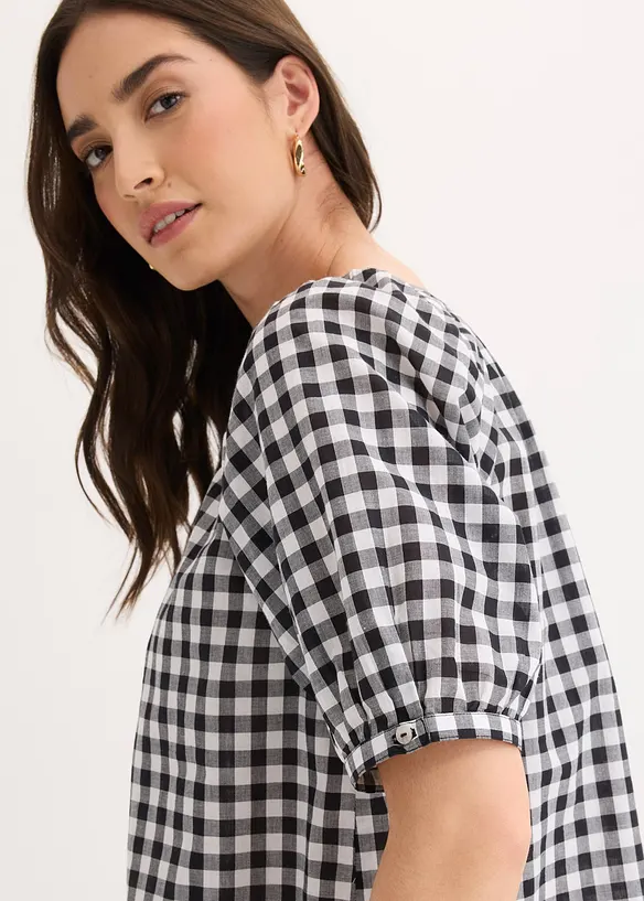 Blus i bomull, bonprix