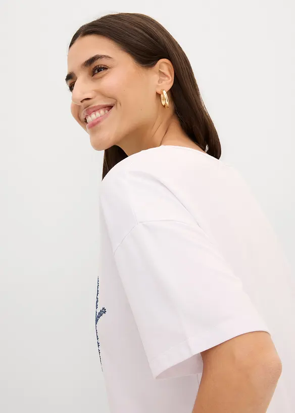 Sweatshirt i viskosmix, bonprix