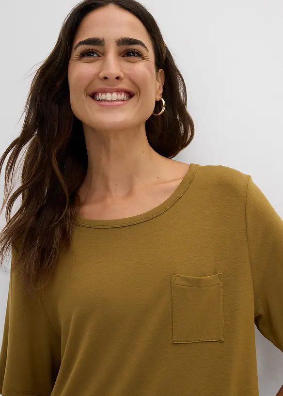 Trik&aring;kl&auml;nning i mjuk viskosmix, bonprix