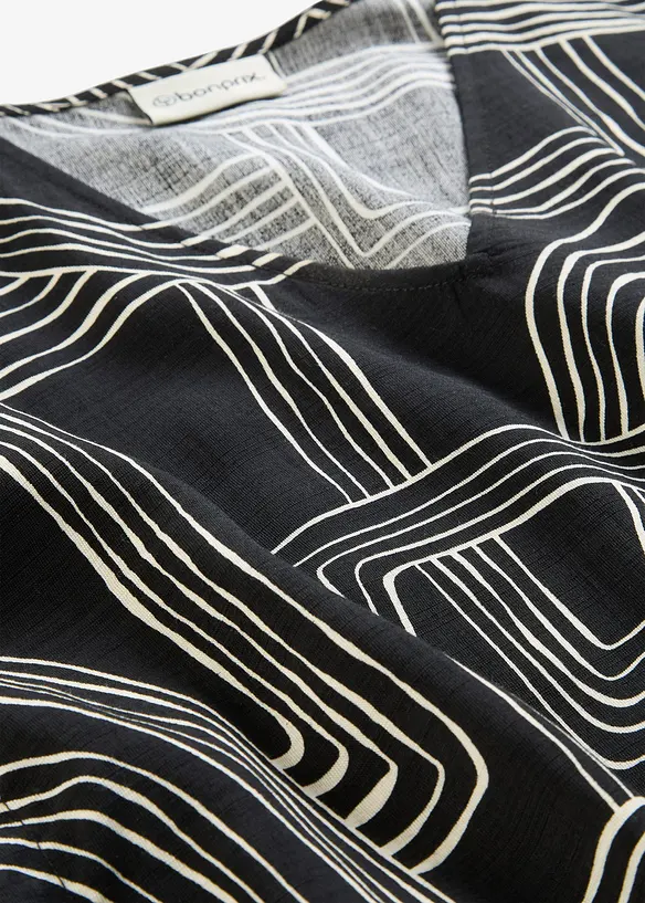 Kaftankl&auml;nning i viskosmix, bonprix