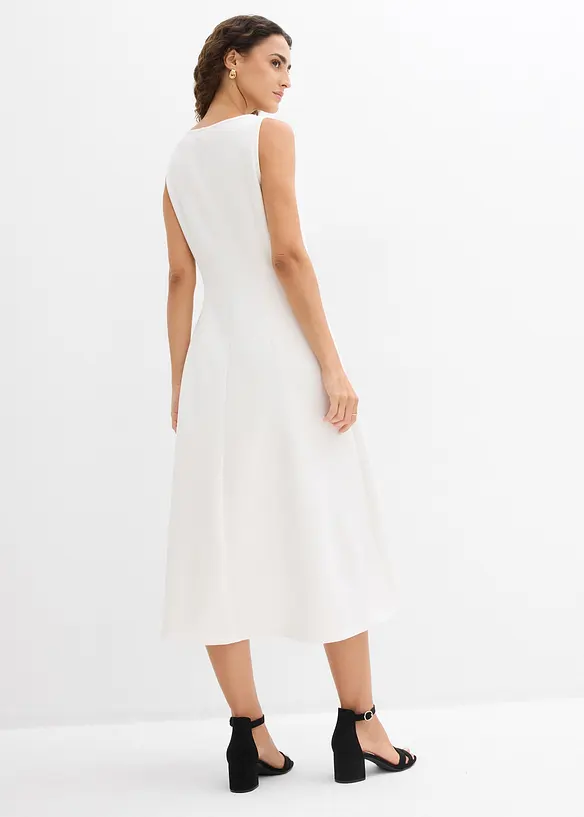 Jerseykl&auml;nning av viskosmix med mjukt fall, bonprix