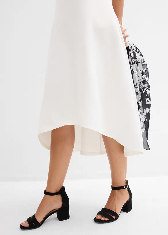 Jerseykl&auml;nning av viskosmix med mjukt fall, bonprix