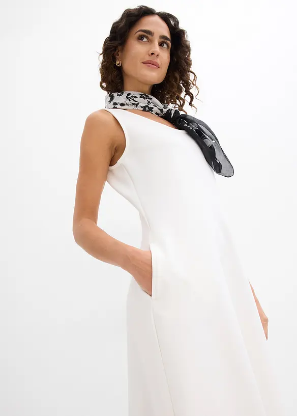 Jerseykl&auml;nning av viskosmix med mjukt fall, bonprix