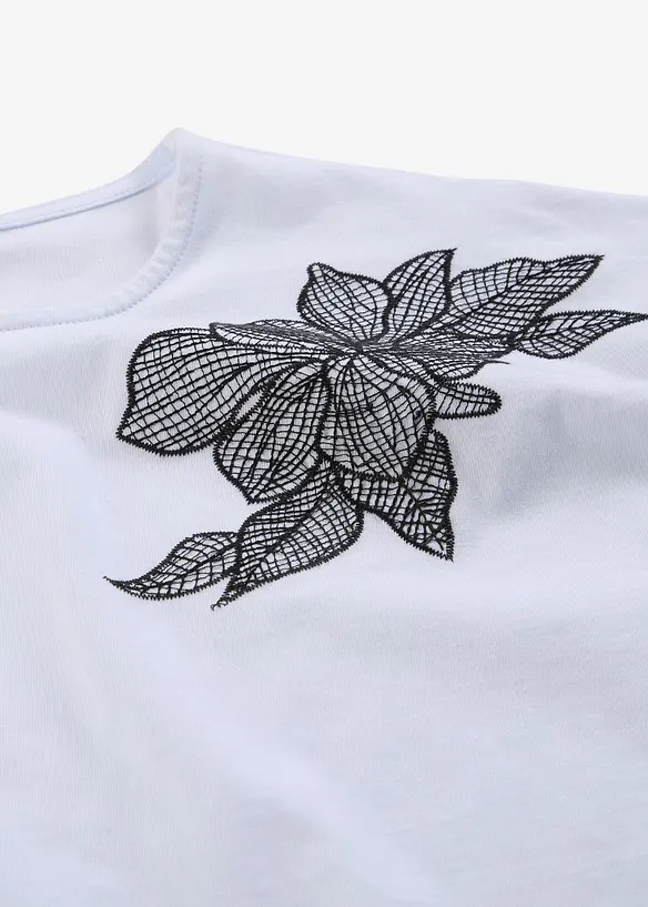 Oversizetopp i bomull, bonprix