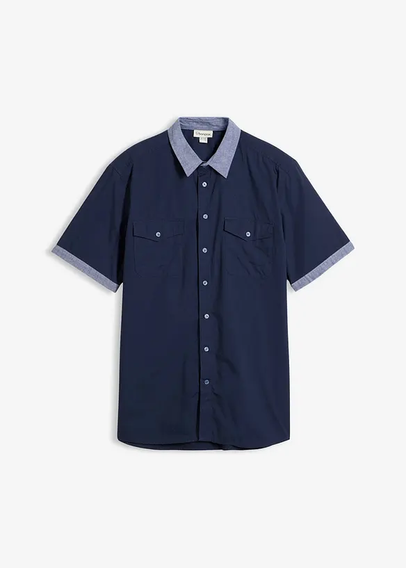 Kort&auml;rmad skjorta, bonprix