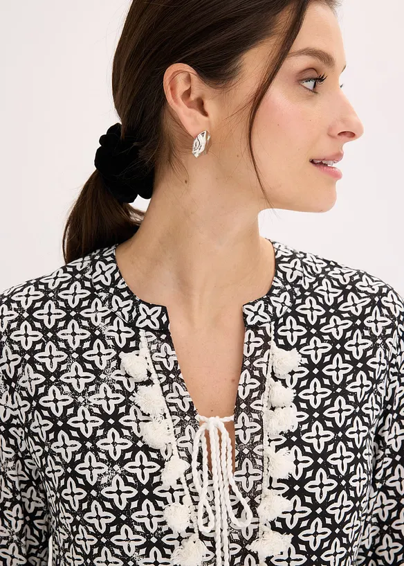 Tunikakl&auml;nning i f&ouml;ljsam viskos, bonprix