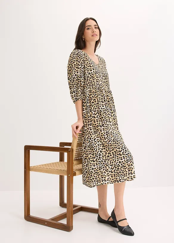 Tunikakl&auml;nning i f&ouml;ljsam viskosmix, bonprix