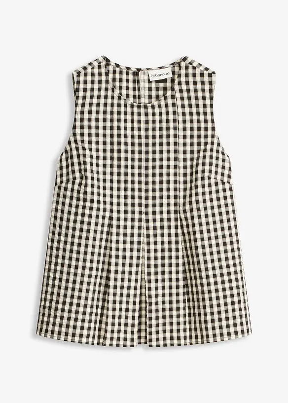 Rutigt bluslinne, bonprix