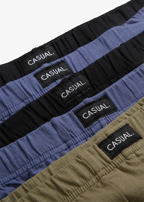 Boxershorts med bomull (5-pack), bonprix