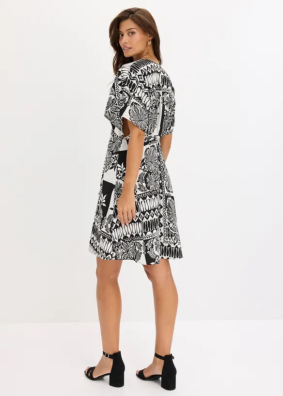 Minikl&auml;nning med djup urringning, bonprix