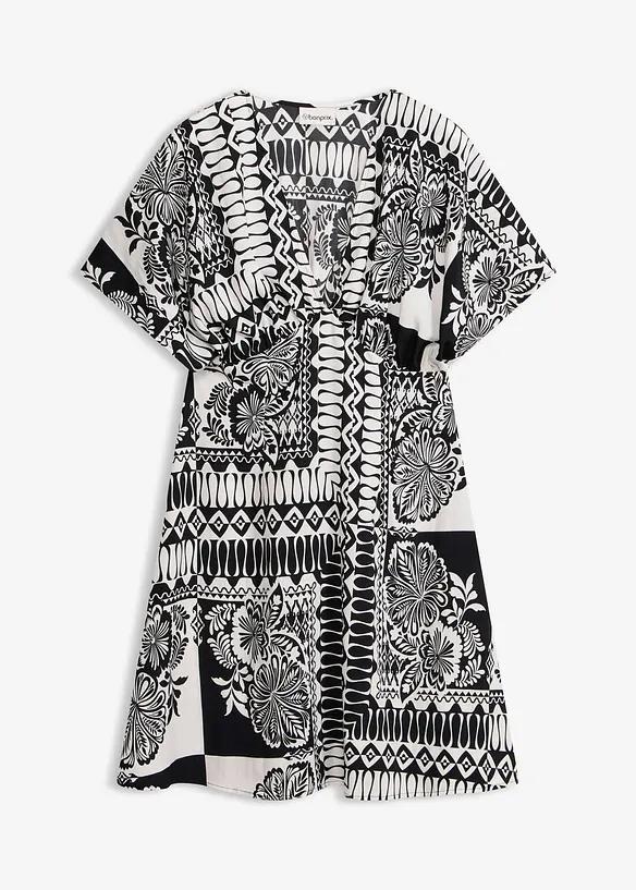 Minikl&auml;nning med djup urringning, bonprix