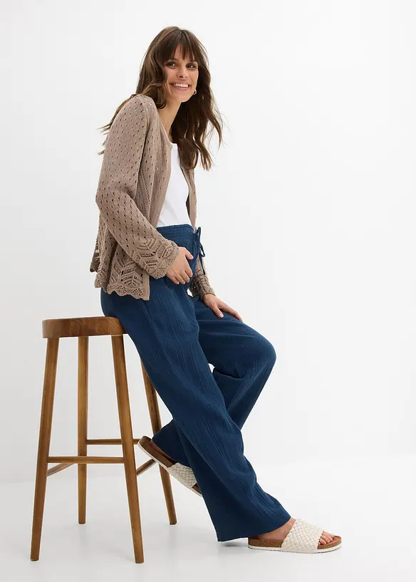 Sk&ouml;n mammabyxa med smock i linningen, av bomullsmuslin, bonprix