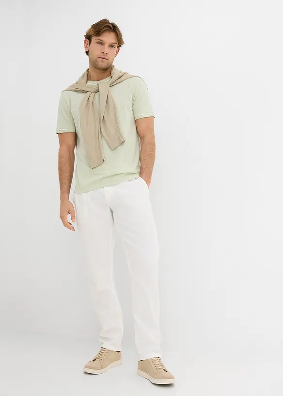 T-shirt i pik&eacute; av ekologisk bomull, bonprix