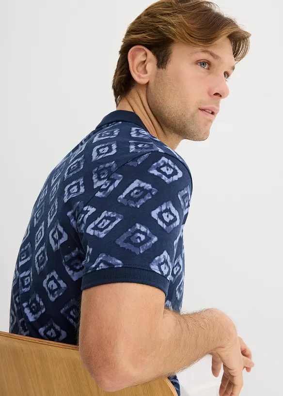 Pik&eacute;tr&ouml;ja i jersey, smal passform, bonprix