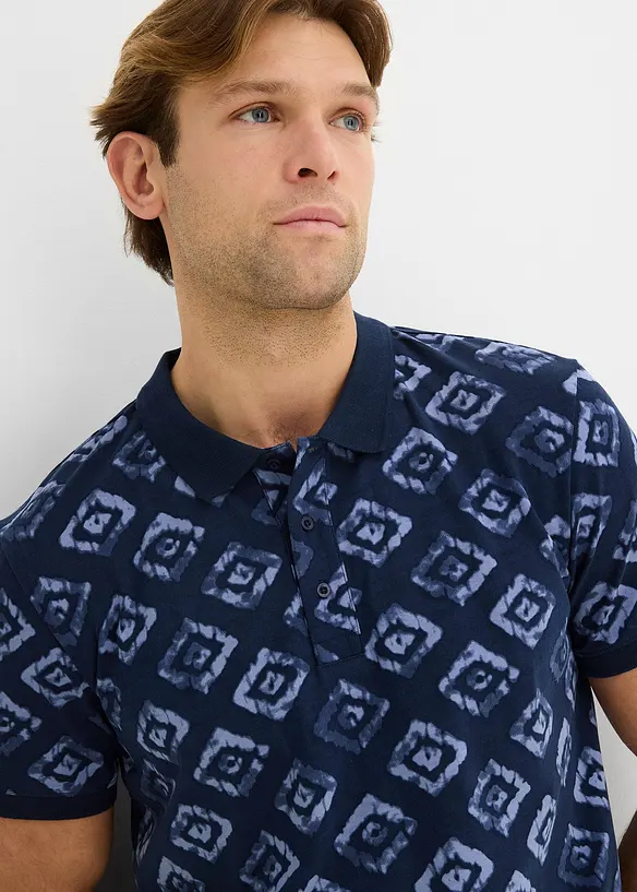 Pik&eacute;tr&ouml;ja i jersey, smal passform, bonprix