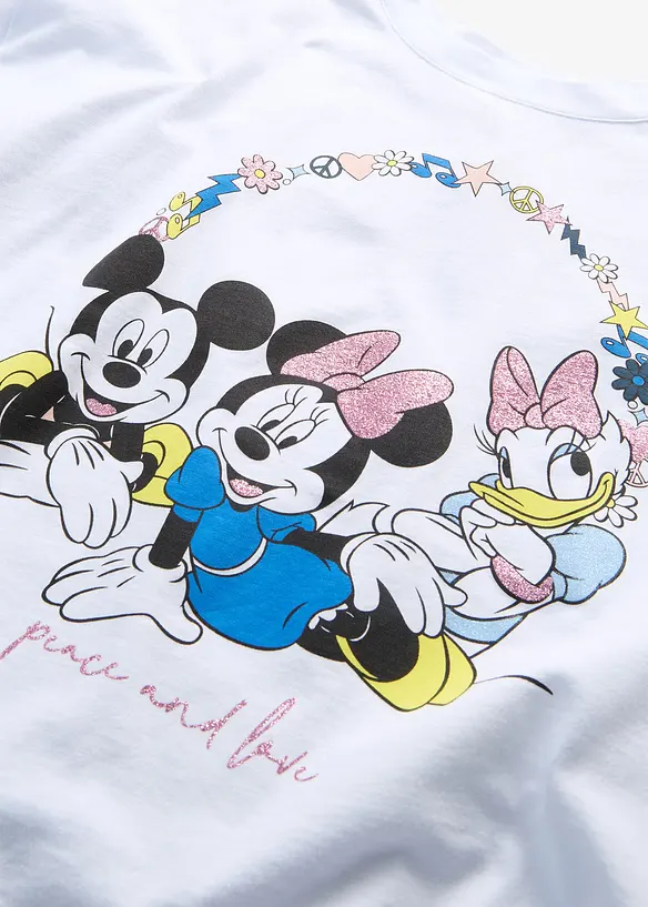 Oversizetopp i bomull med Musse Pigg-motiv, Disney