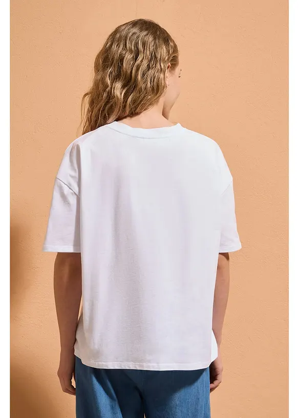 Oversizetopp i bomull med Musse Pigg-motiv, Disney