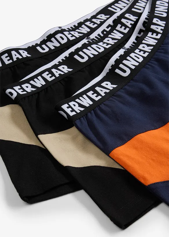 Boxershorts med bomull (3-pack), bonprix