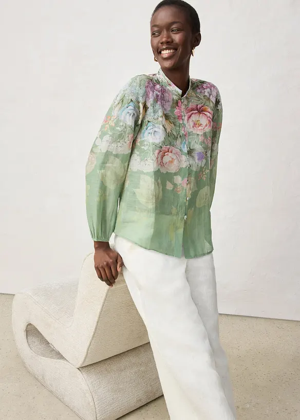 Blustunika av svalkande rami, bonprix