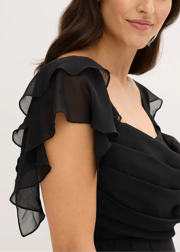 Aftonkl&auml;nning i tunn chiffong, bonprix