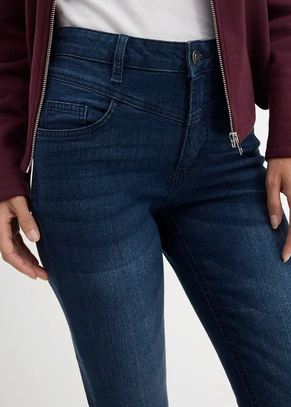 Skinny Jeans High Waist, cropped, bonprix