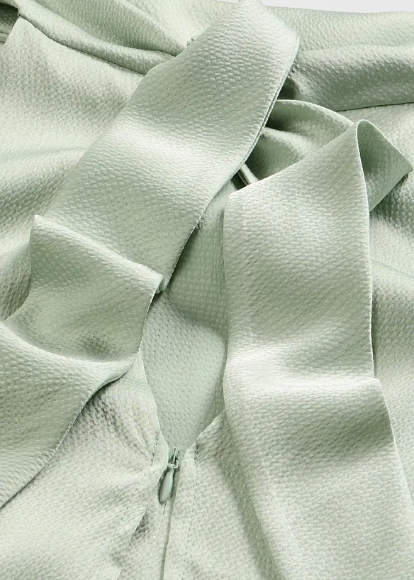 Jumpsuit i satin med struktur, bonprix