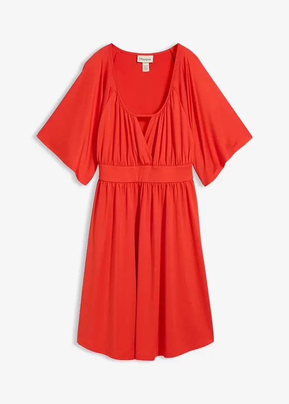 Minikl&auml;nning med volang, bonprix