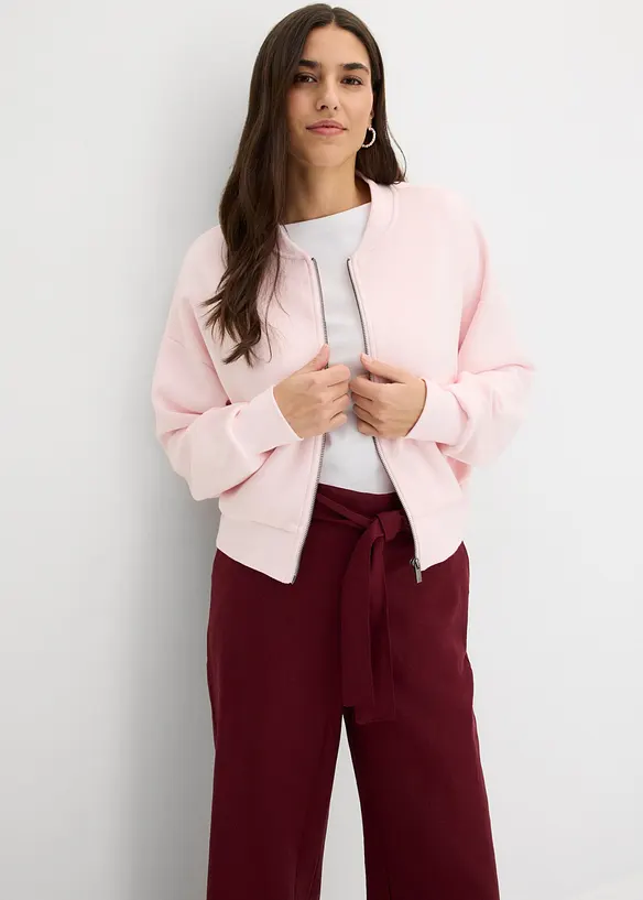 Ankell&aring;nga culotter med linneandel, bonprix