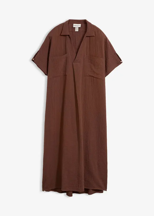 Kaftankl&auml;nning av mjuk muslin, bonprix