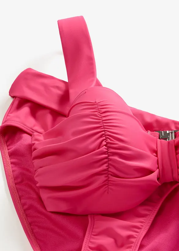 Balconettebikini med vadderade axelband (2 delar), bonprix