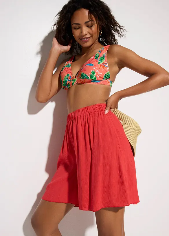 Strandshorts i viskos, bonprix