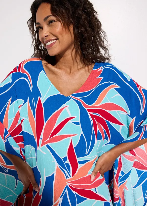 Strandtunika i f&ouml;ljsam viskos, bonprix