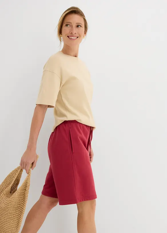 Topp i kantig modell av tjock ekologisk bomull, bonprix