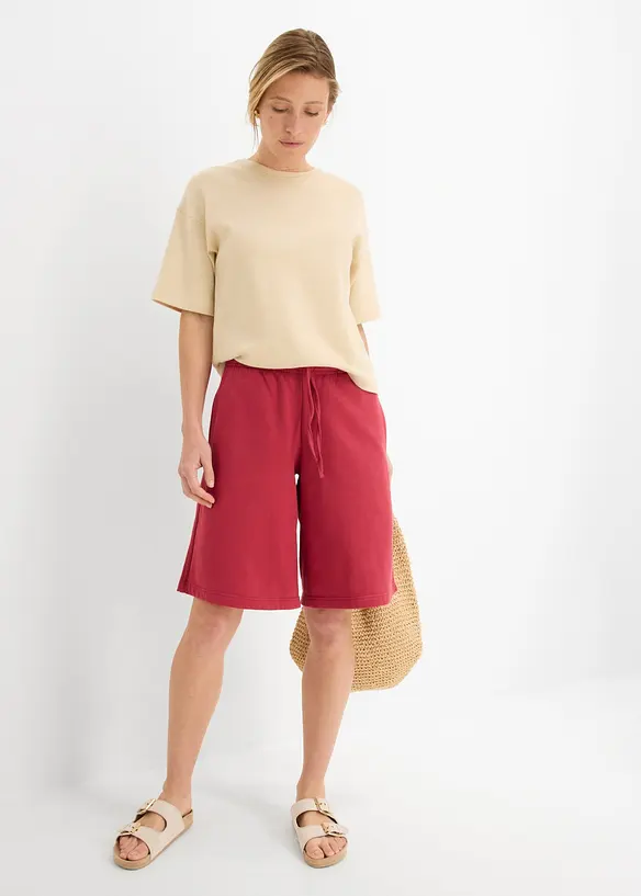 Topp i kantig modell av tjock ekologisk bomull, bonprix