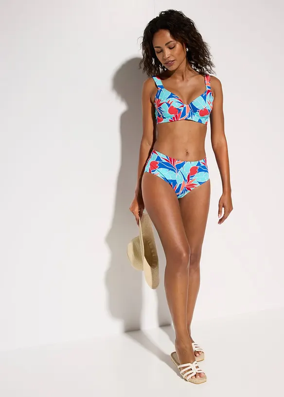 Minimizer-bikini med breda axelband (2 delar), bonprix