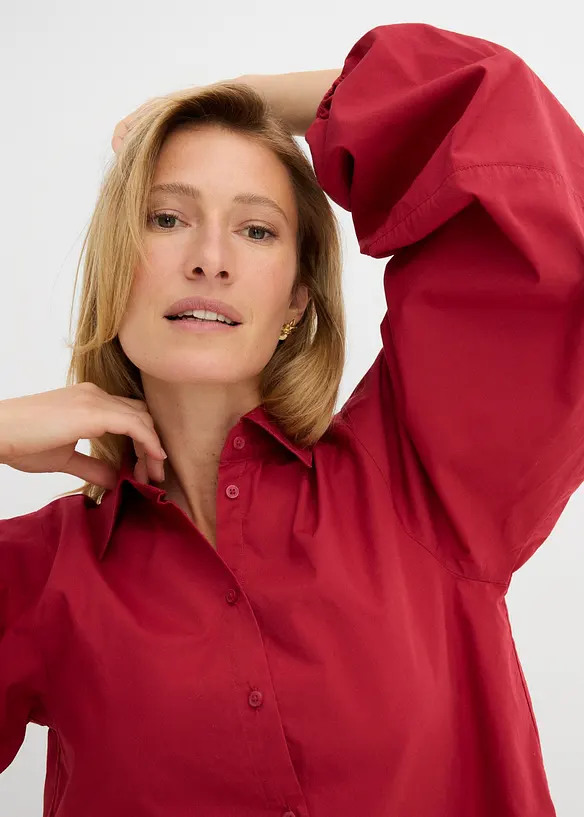 Blus i ekologisk bomull, bonprix