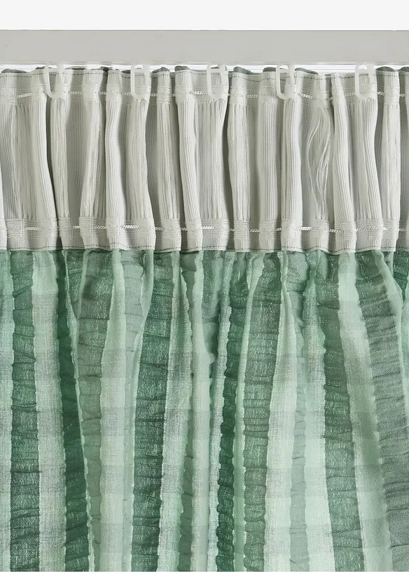 Gardinl&auml;ngd i b&auml;ckeb&ouml;lja av ekologisk bomull (1-pack), bonprix