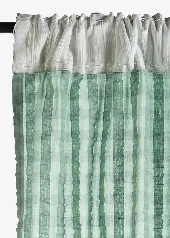 Gardinl&auml;ngd i b&auml;ckeb&ouml;lja av ekologisk bomull (1-pack), bonprix