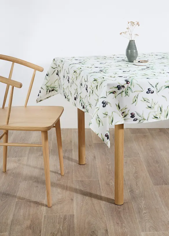 Bordsduk med olivkvistar, vattenavvisande, bonprix