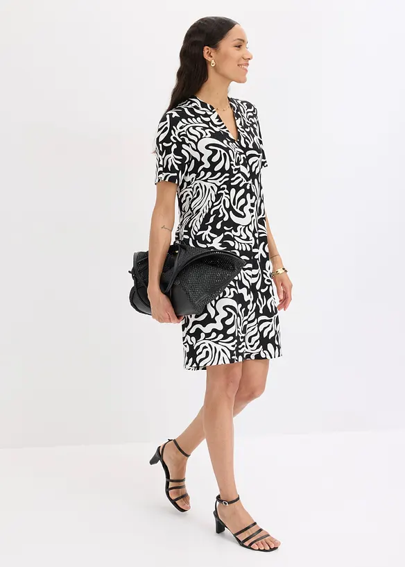 Tunikakl&auml;nning i mjuk viskosmix, bonprix