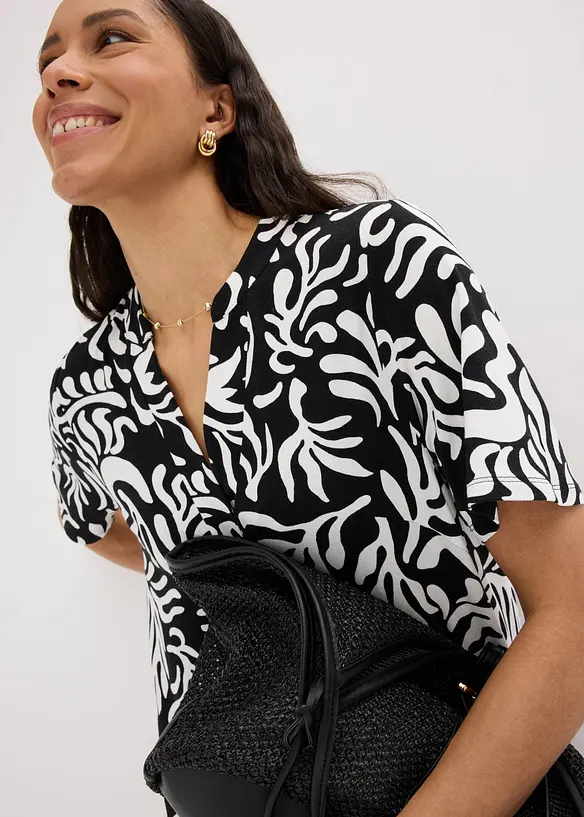 Tunikakl&auml;nning i mjuk viskosmix, bonprix