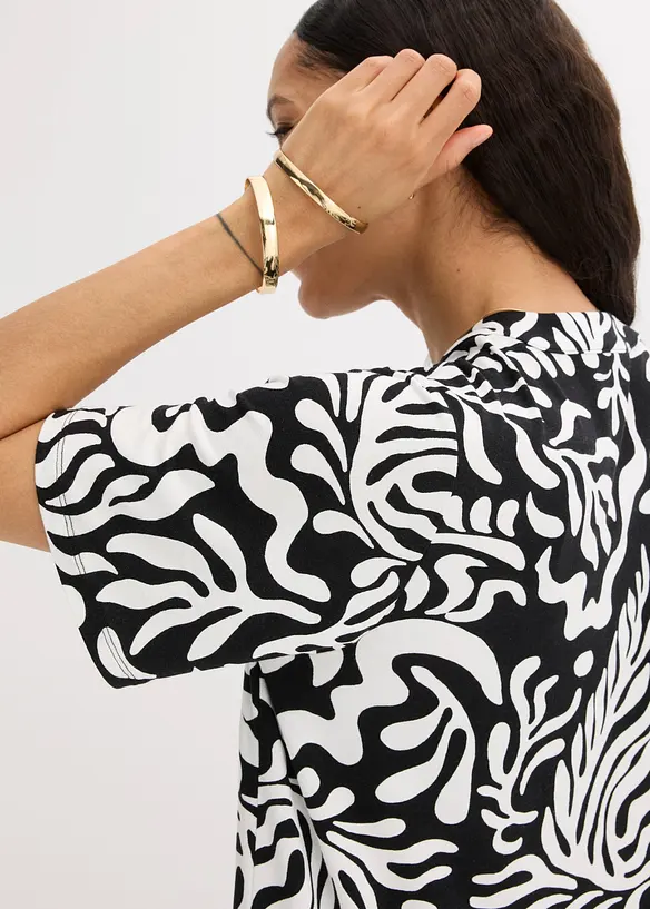 Tunikakl&auml;nning i mjuk viskosmix, bonprix