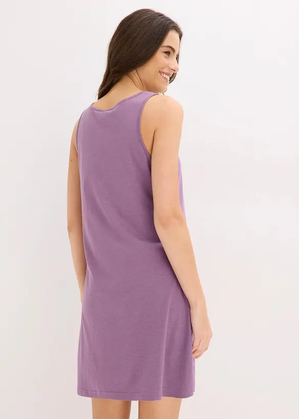 Nattlinne i mjuk viskos- och bomullsmix, bonprix