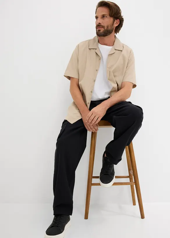 Cargobyxa med rustika detaljer, bonprix