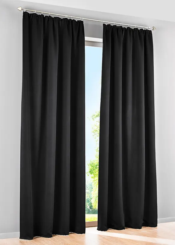 M&ouml;rkl&auml;ggande gardin, finns i flera storlekar (1 styck), bonprix