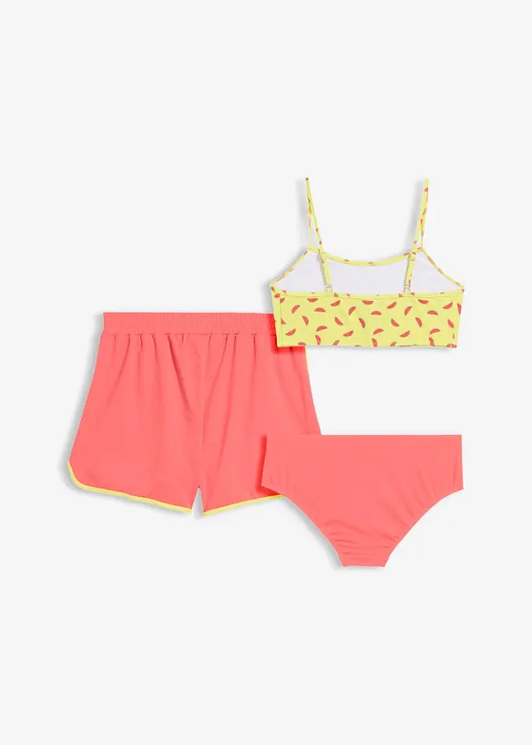Bikini och shorts (3 delat set), bonprix