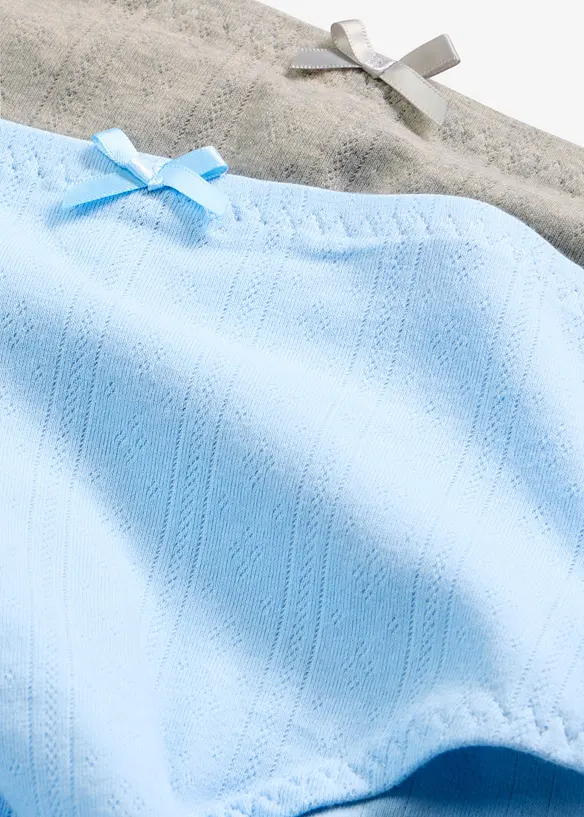 Midjetrosa i tunn bomull (4-pack), bonprix